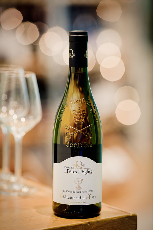 Domaine des Peres de l'Eglise, Chateauneuf du Pape Blanc Le Calice de Saint Pierre 2020