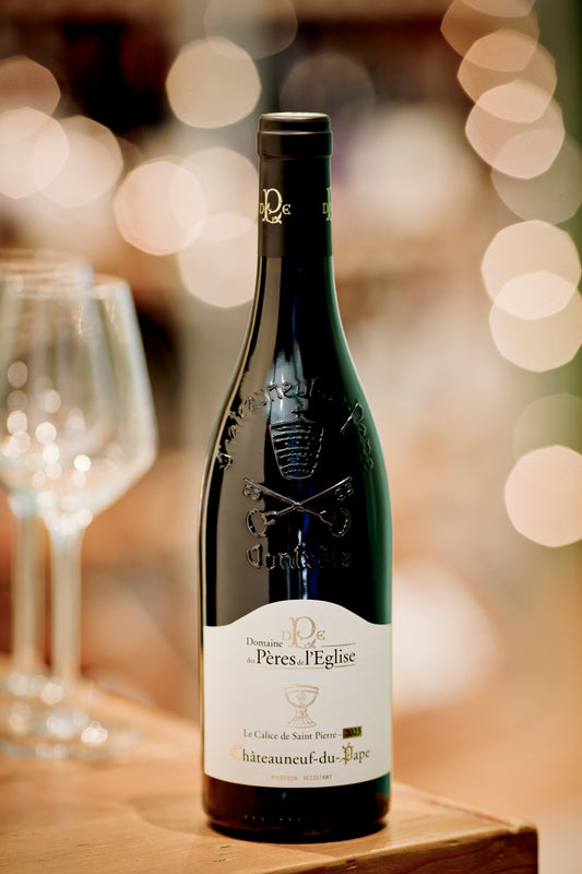 Domaine des Peres de l'Eglise, Chateauneuf du Pape Rouge Le Calice de Saint Pierre 2023